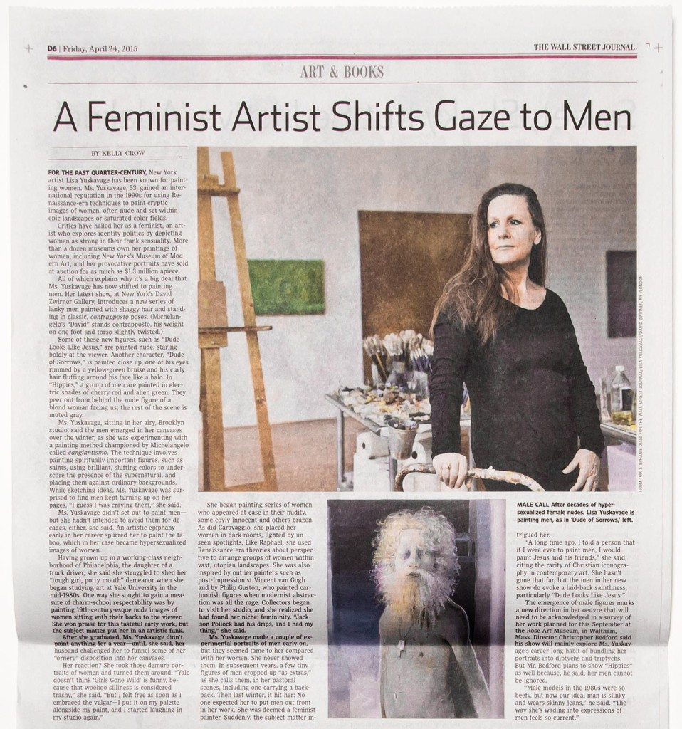 A Feminist Artist Shifts Gaze to Men