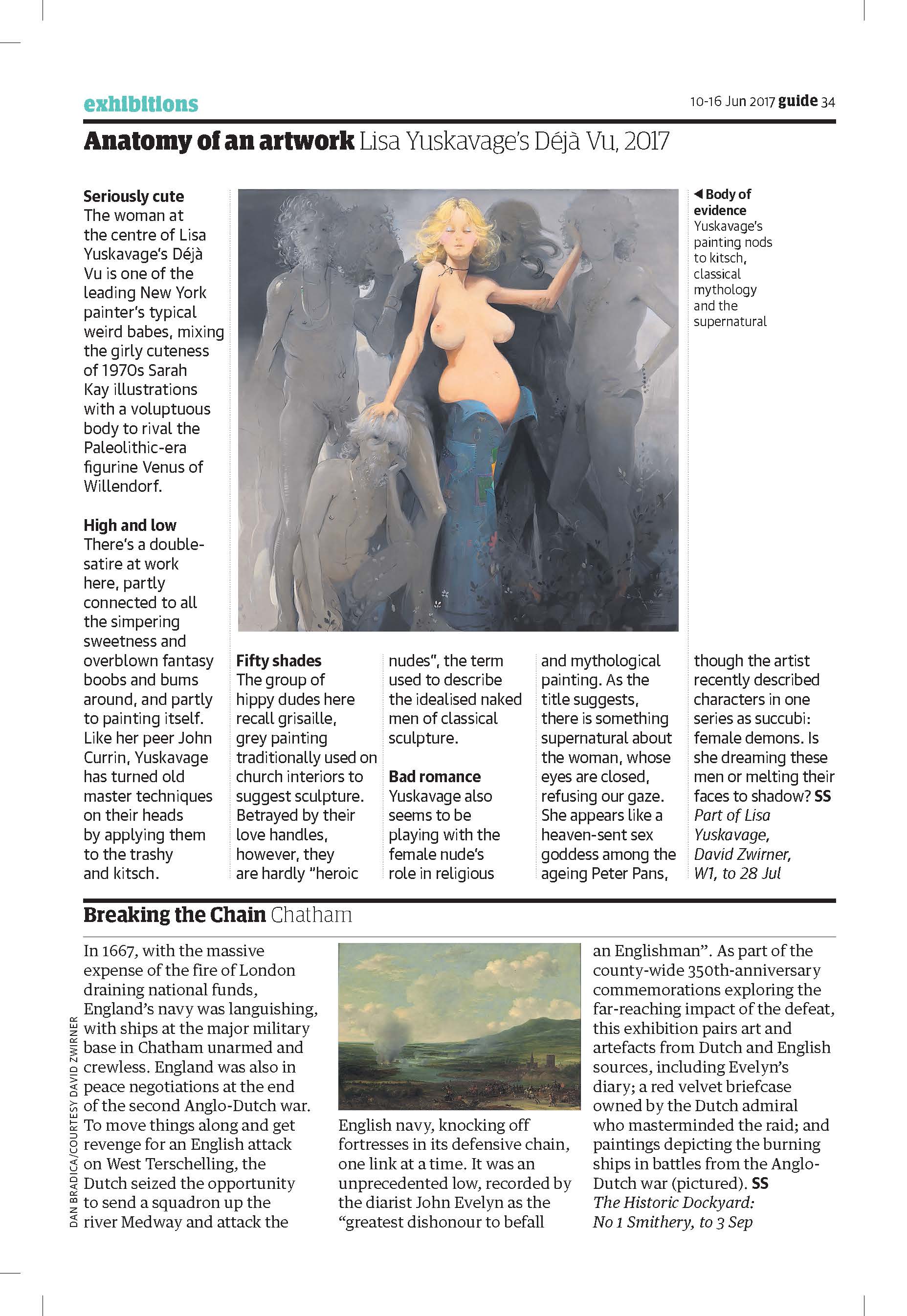 Anatomy of an artwork: Lisa Yuskavage’s Déjà Vu, 2017