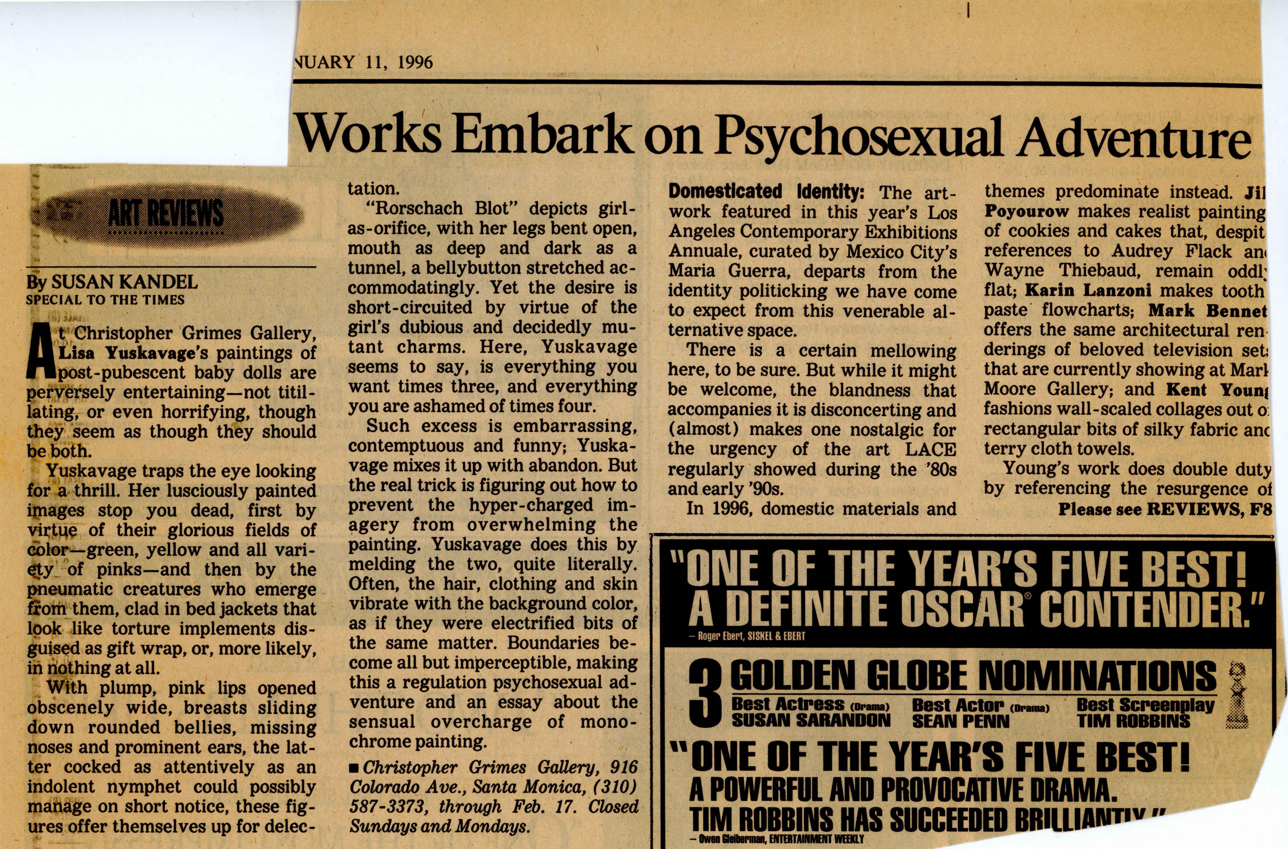 Yuskavage’s Works Embark on a Psycho Sexual Adventure