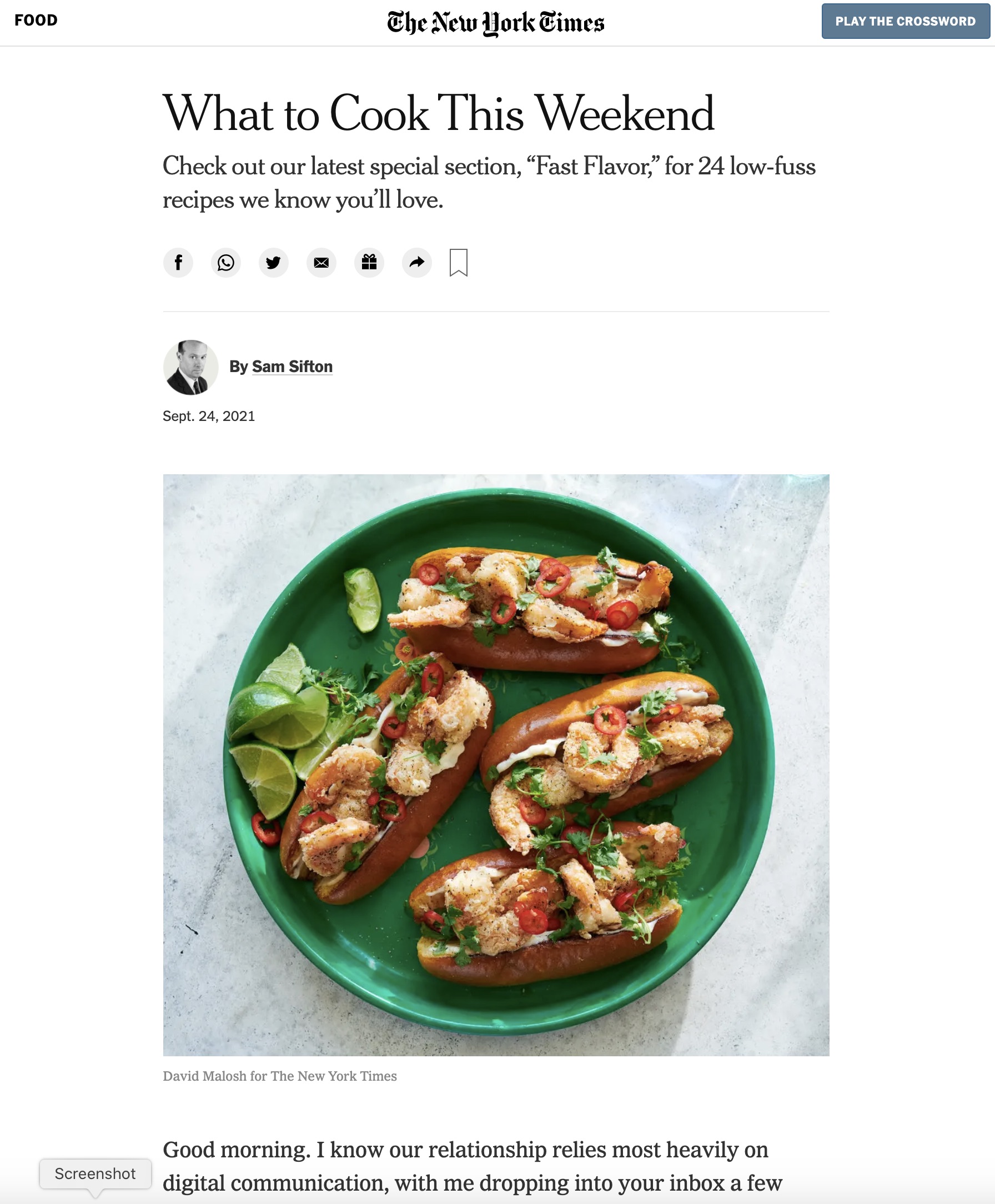 What to Cook This Weekend