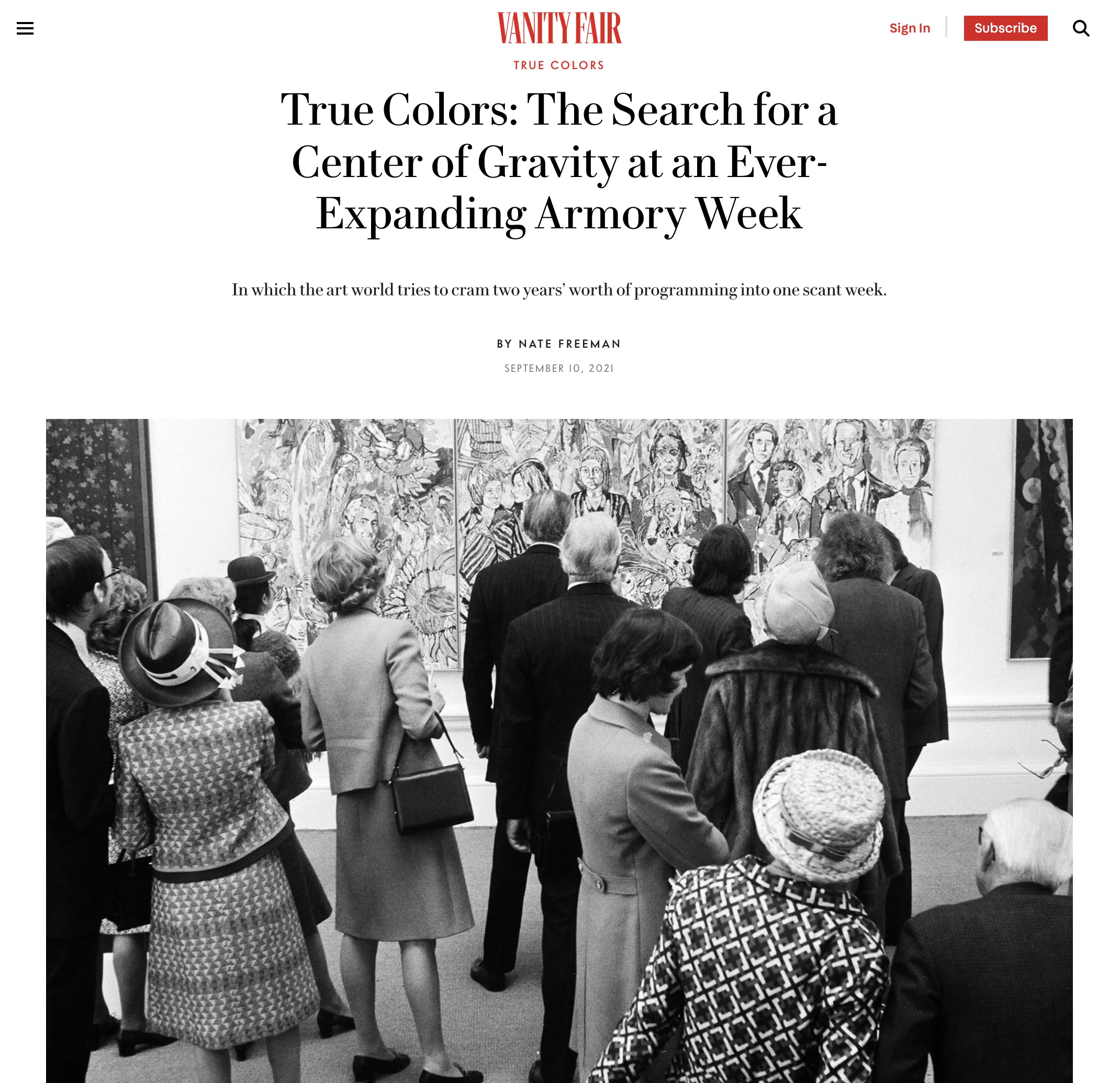 True Colors: The Search for a Center of Gravity at an Ever-Expanding Armory Week