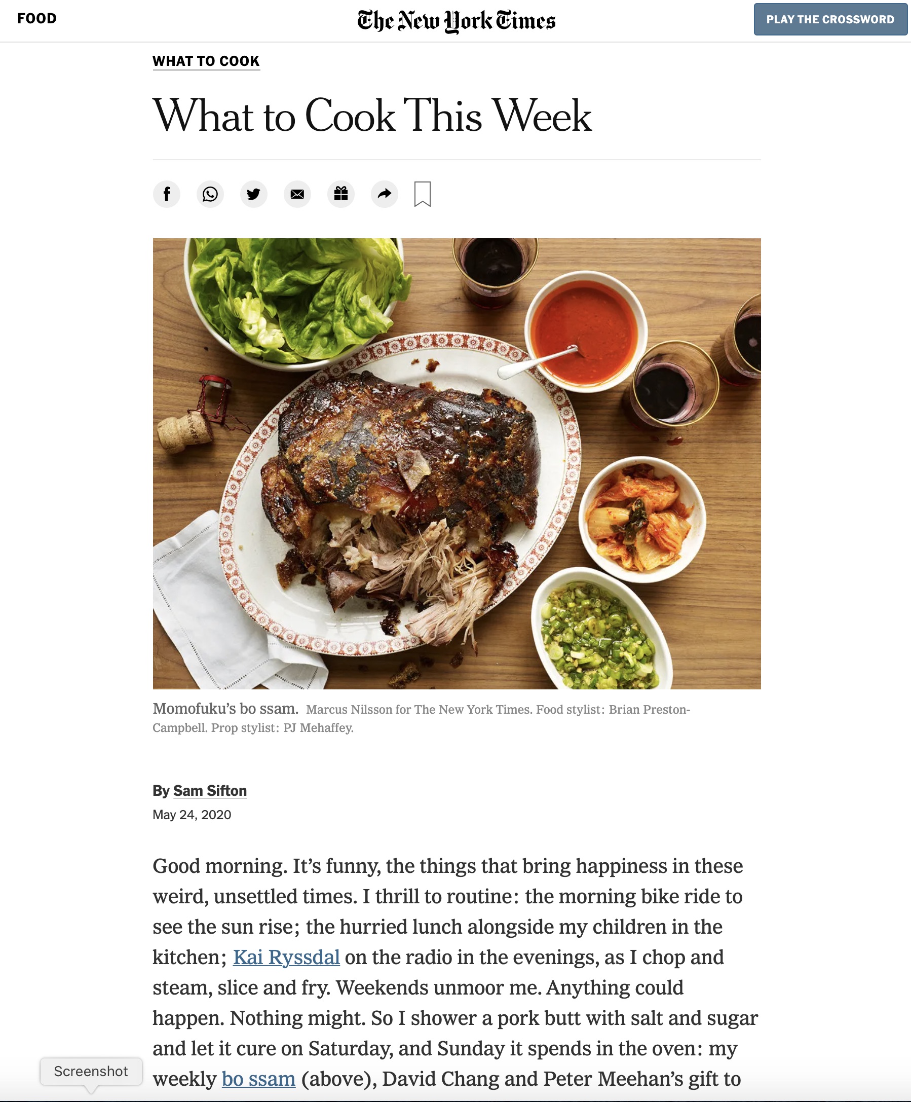 What to Cook This Week