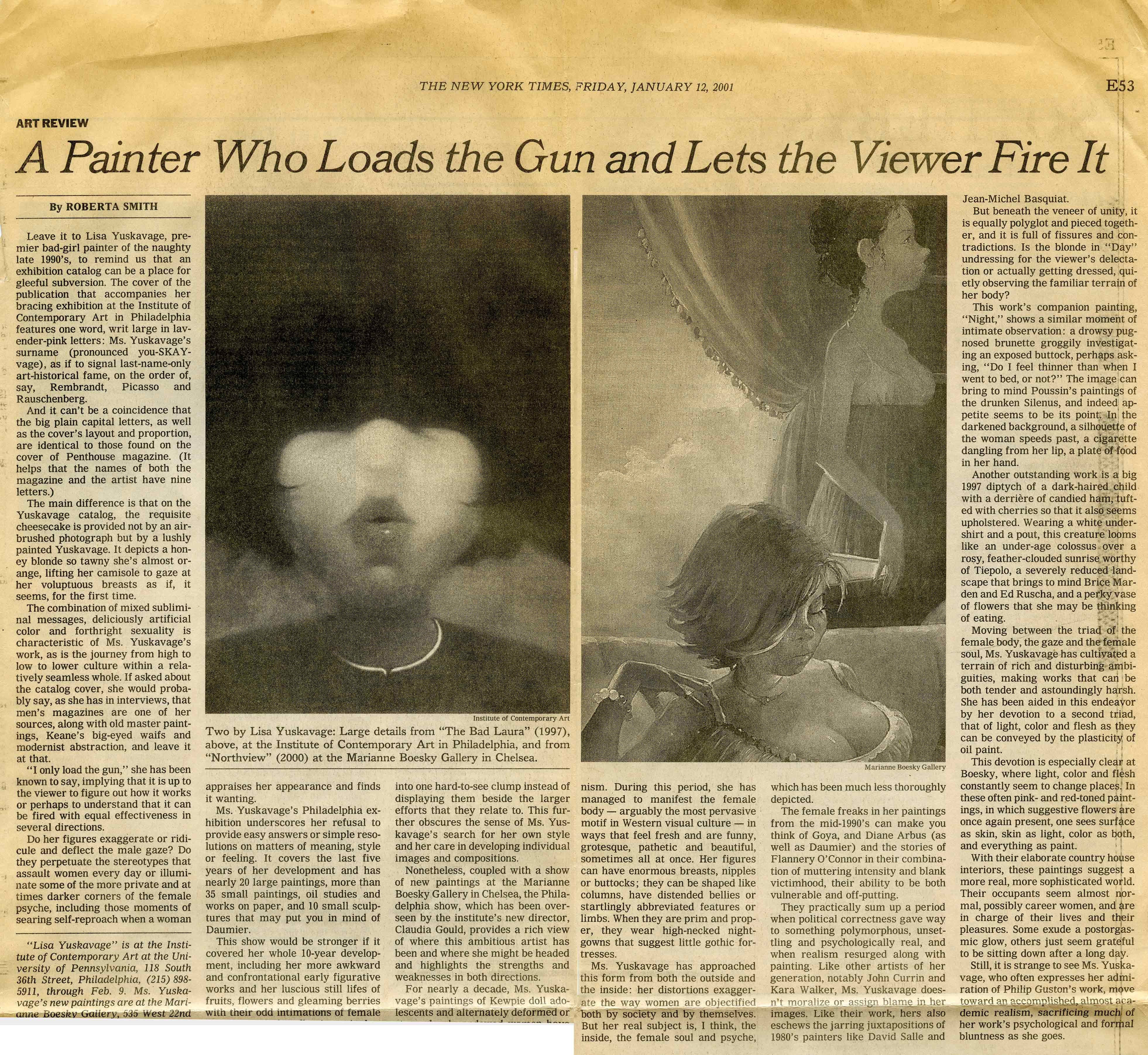 A Painter Who Loads the Gun and Lets the Viewer Fire It